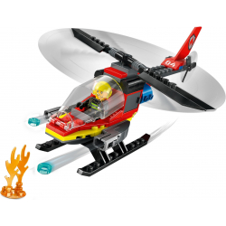 Klocki LEGO 60411 Strażacki helikopter ratunkowy CITY